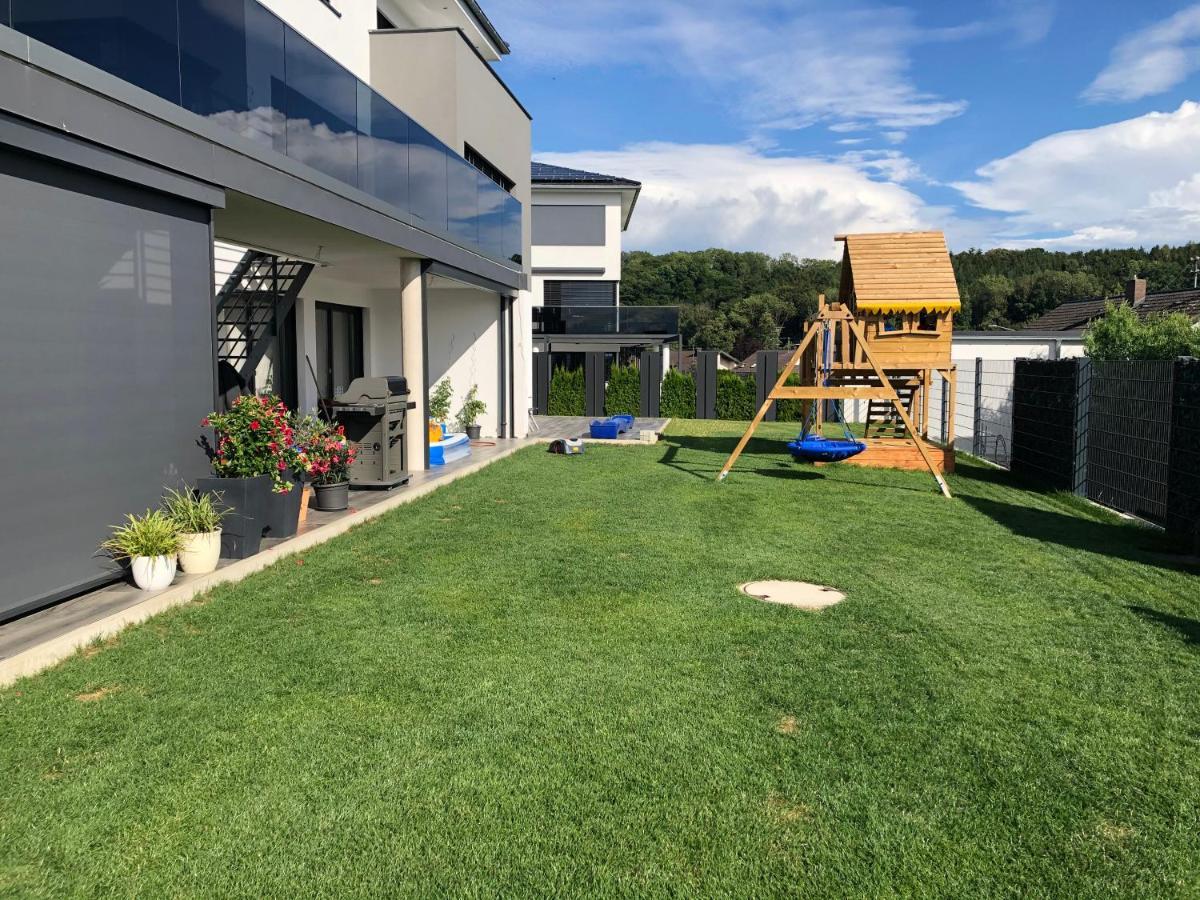 Moderne Ferienwohnung Mit Terrasse Und Garten Verwaltungsgemeinschaft Haldenwang Exterior foto